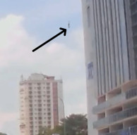 Viral, Pria Terjun Bebas dari Atas Gedung Menara di Jalan Ampang