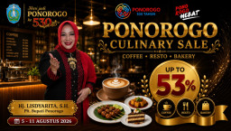 Sambut Hari Jadi ke-530, Pemkab Ponorogo Gelar "Culinary Sale" Diskon hingga 53 Persen