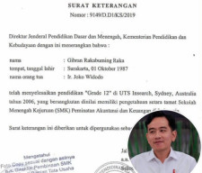 Kursus 6 Bulan Gibran, Disetarakan SMK 3 Tahun, Mercy Smart Ajukan Gugatan ke PTUN