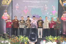Pamit dan Kenal Kapolres Madiun, Bupati Hari Wuryanto Apresiasi Pengabdian AKBP Kemas Indra Natanegara