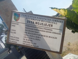 Pembongkaran Gedung Serbaguna Desa Mojojejer Jombang Diduga Maladministrasi, Ada Indikasi Penghapusan Aset