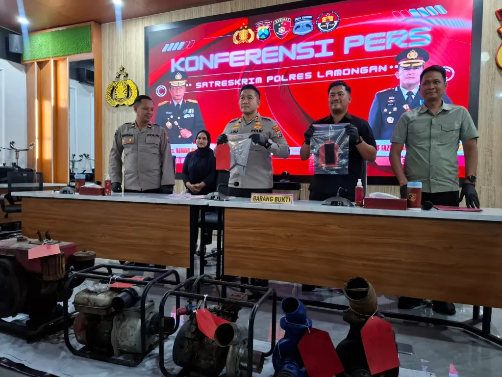 Kerap Ajak Istri dan Enam Anak Beraksi, Polisi Bekuk Pencuri Pompa Air di 53 TKP
