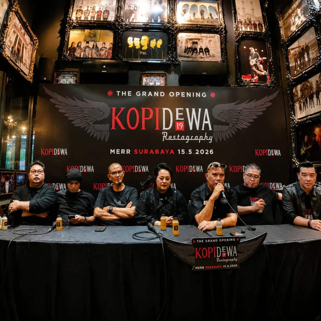 Kopi Dewa 19 Hadirkan Nostalgia Era 90-an di Tengah Surabaya