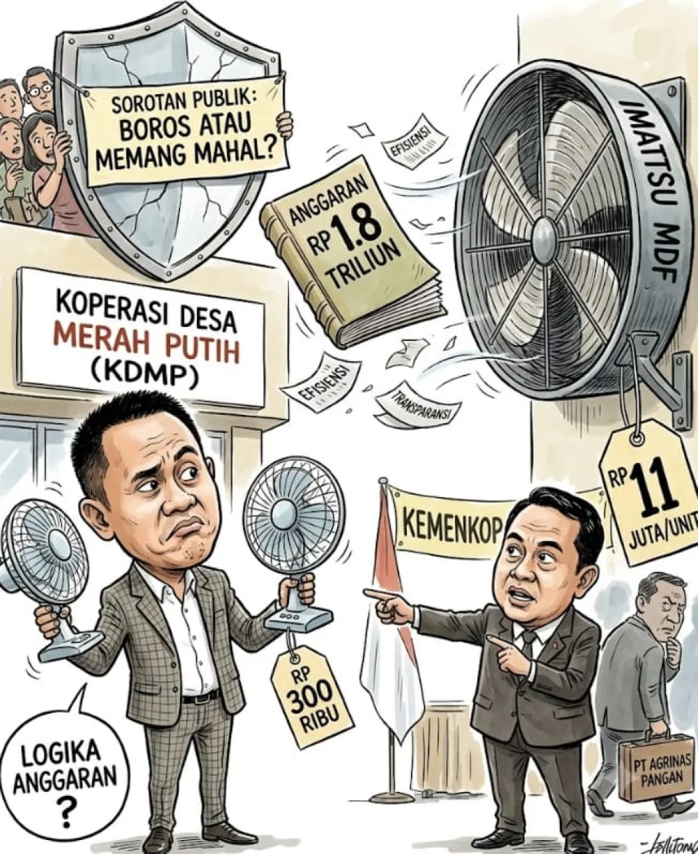 Rp 1,8 Triliun untuk Kipas Angin KDMP, DPR Kaget