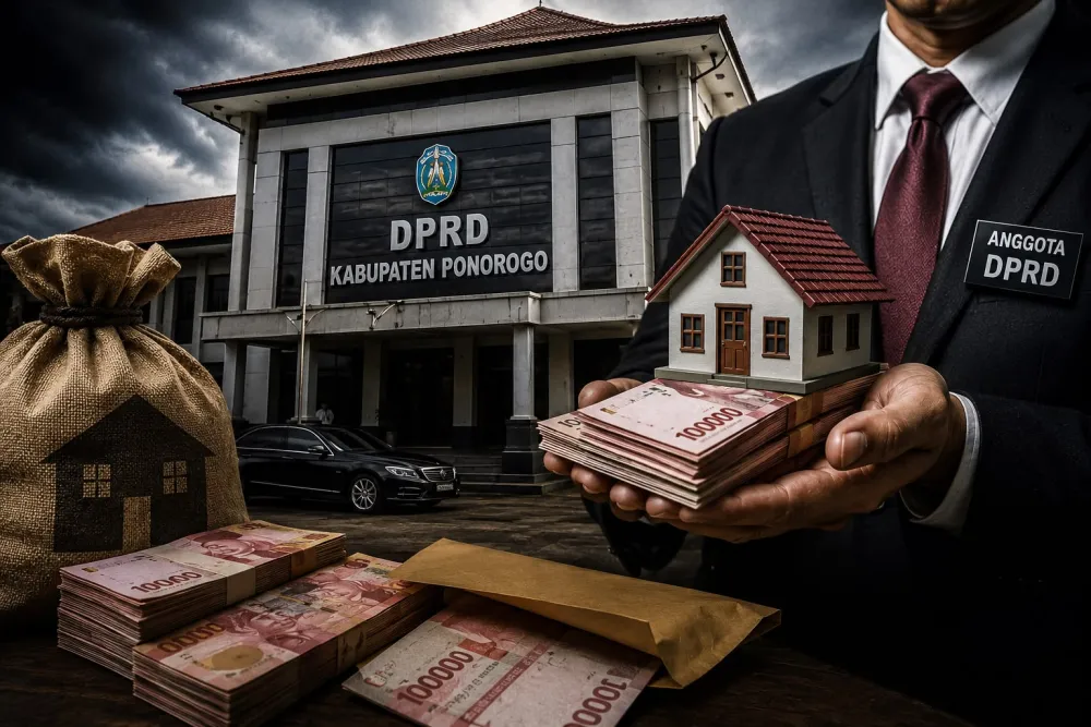 Rugikan Negara Rp 3,6 M, Tunjangan Perumahan Dewan di Ponorogo Diduga Tembus Rp 7 M Per Tahun