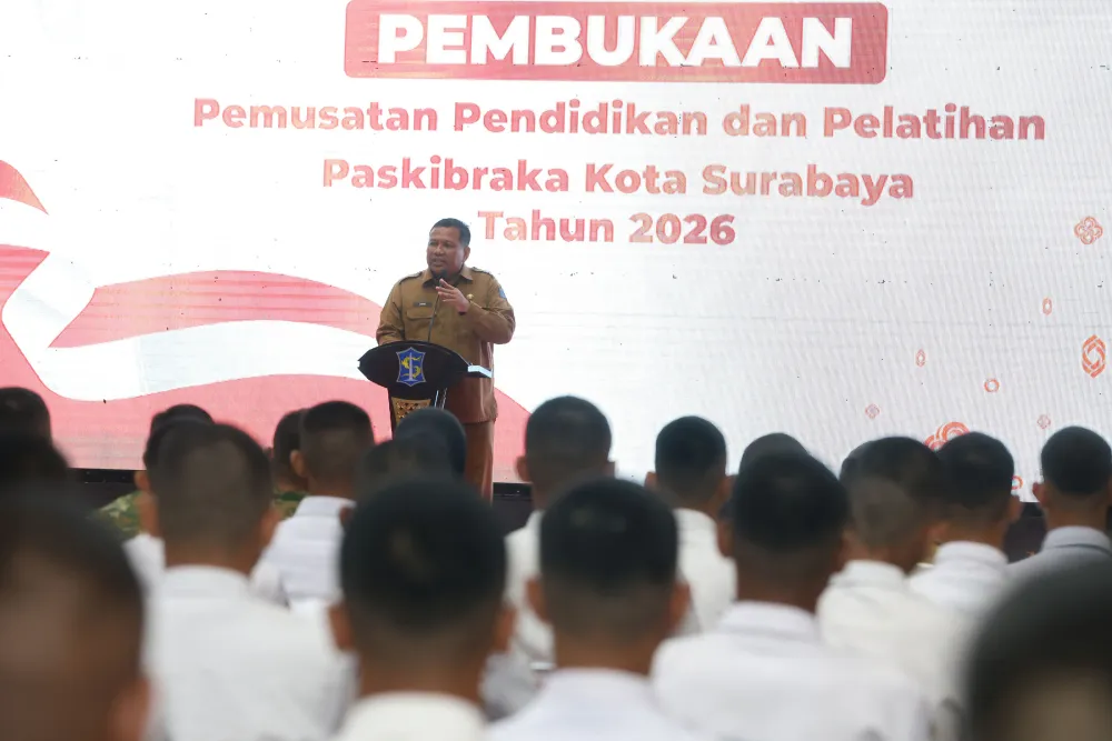 Pemkot Surabaya Buka Pusdiklat Paskibraka 2026, 98 Pemuda Terbaik Siap Digembleng