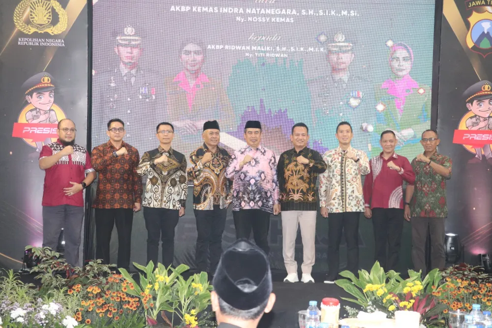 Pamit dan Kenal Kapolres Madiun, Bupati Hari Wuryanto Apresiasi Pengabdian AKBP Kemas Indra Natanegara