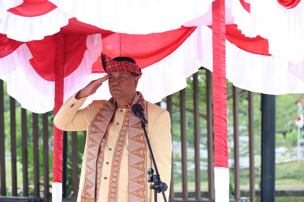 PLBN Aruk Gelar Upacara HUT ke-81 RI, Tegaskan Peran Perbatasan sebagai Beranda Depan Negara
