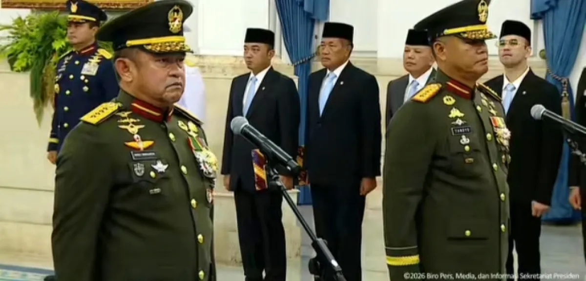 Prabowo Lantik 7 Pejabat Baru di Istana