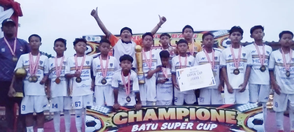 Mental Juara Jadi Kunci HDSS Taklukkan Singa Gila FC, di Final KONI Kota Batu Super Cup U-12