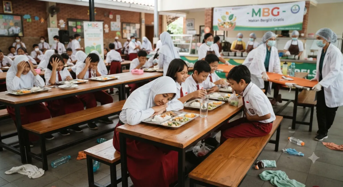 Kasus Keracunan MBG Makin Masif, Tak Terbendung