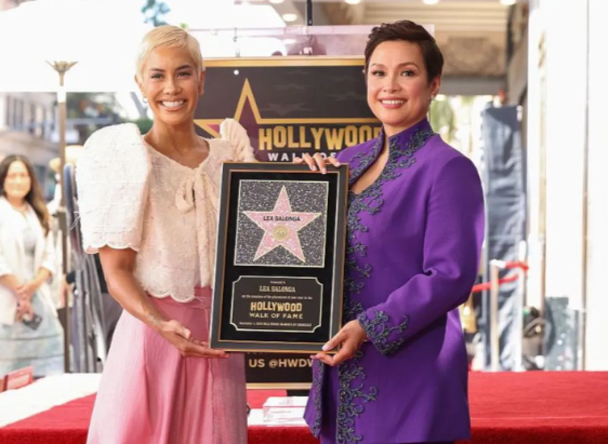 Lea Salonga, Orang Filipina Pertama yang Dianugerahi Bintang Hollywood Walk of Fame