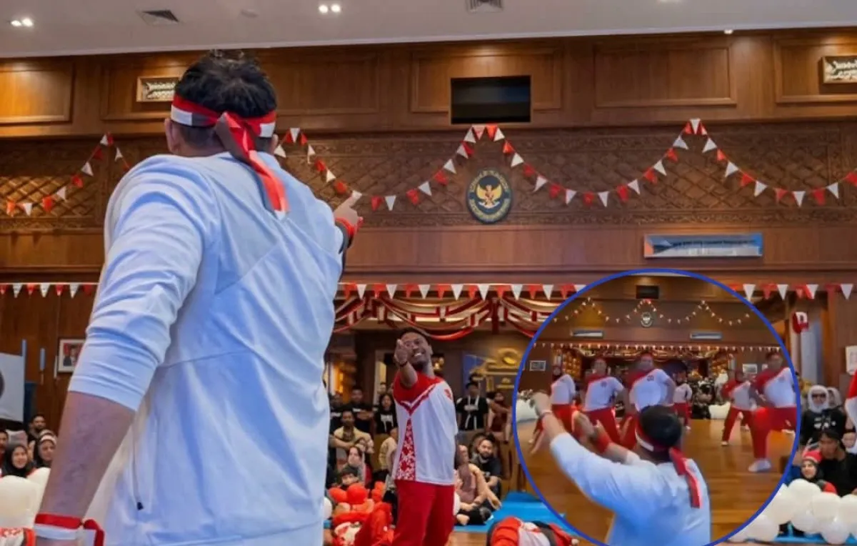 Seskab Teddy Lincah Menari