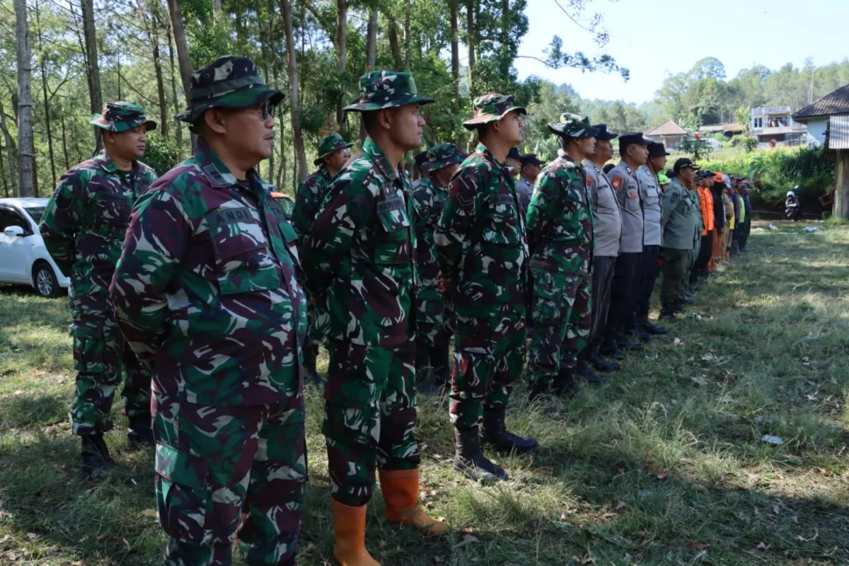 Titik Api Belum Padam, Polres Batu Perketat Siaga Karhutla di Lereng Buthak-Kawinajang